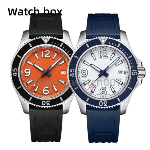 1884 men watch super marine 46mm watch orange dial stainless steel rotating ring men automatic mechanical calendar rubber band watch luminou, Slivery;brown
1884 men watch super marine 46mm watch orange dial stainless steel rotating ring men automatic mechanical calendar rubber band watch luminou, Slivery;brown
