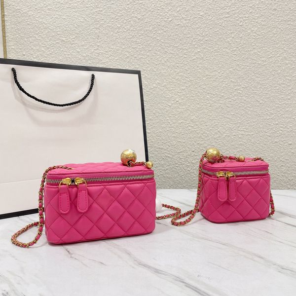 women golden pearl mini case cosmetic bag lambskin crossbody coins purse vintage quilted metallic hardware wallets designer vanity card hold
women golden pearl mini case cosmetic bag lambskin crossbody coins purse vintage quilted metallic hardware wallets designer vanity card hold