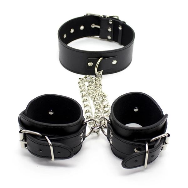 mens g-strings stainless steel neck collar to handcuffs pu leather cuffs restraints slave games erotic toys for woma, Black;brown
mens g-strings stainless steel neck collar to handcuffs pu leather cuffs restraints slave games erotic toys for woma, Black;brown