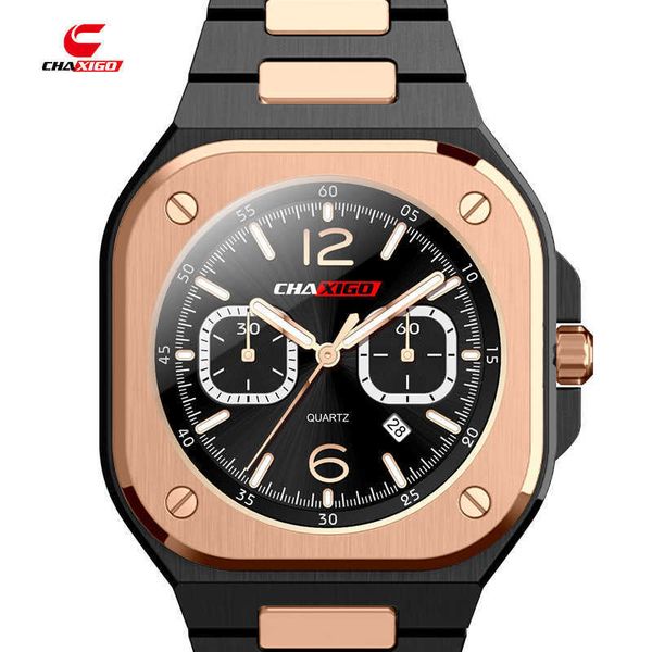 classic square stainless steel case fashionable men's quartz watch business calendar luminous 23012, Slivery;brown
classic square stainless steel case fashionable men's quartz watch business calendar luminous 23012, Slivery;brown