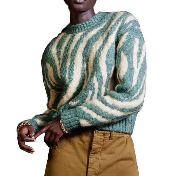 women's sweaters ladies thick autumn winter pullover loose casual brand zebra crop knitted jumper female knitwear 230118, White;black
women's sweaters ladies thick autumn winter pullover loose casual brand zebra crop knitted jumper female knitwear 230118, White;black