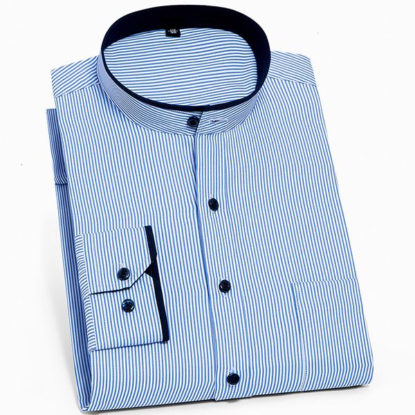 mens casual shirts men vertical striped shirts casual regular fit noniron front pocket dress shirt male business madarin collar long sleeved, White;black
mens casual shirts men vertical striped shirts casual regular fit noniron front pocket dress shirt male business madarin collar long sleeved, White;black