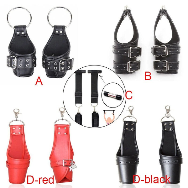 mens g-strings lockable faux leather hang on door gloves hanging handcuffs ankle wrist suspension gloves metal bar tools f, Black;brown
mens g-strings lockable faux leather hang on door gloves hanging handcuffs ankle wrist suspension gloves metal bar tools f, Black;brown