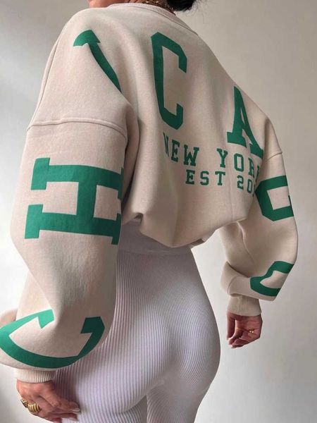 women's sweaters men's hoodies sweatshirts 2023 sweatshirt women clothing letter print loose long sleeve o neck thicken fashion ca, White;black
women's sweaters men's hoodies sweatshirts 2023 sweatshirt women clothing letter print loose long sleeve o neck thicken fashion ca, White;black