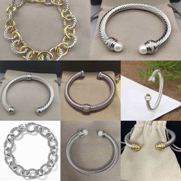 fashion designer chaumet luxury bangle designer hemp ring bracelets twisted pearl thick 7mm dy wire chain oval bracelet men jewelrys love wo, Black
fashion designer chaumet luxury bangle designer hemp ring bracelets twisted pearl thick 7mm dy wire chain oval bracelet men jewelrys love wo, Black