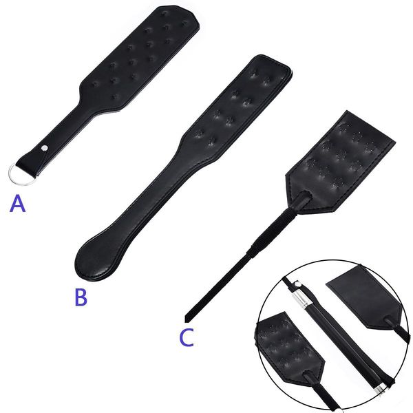 mens g-strings pu leather spanking paddle flogger slapper with rivet punishment bondage sm slave cosplay game access, Black;brown
mens g-strings pu leather spanking paddle flogger slapper with rivet punishment bondage sm slave cosplay game access, Black;brown