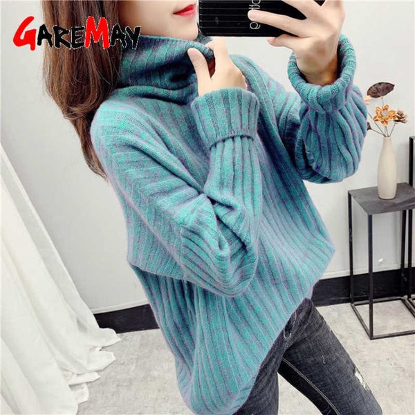 women's sweaters warm women's turtleneck 2023 winter for women casual pullover jumper long sleeve knitted female 230118, White;black
women's sweaters warm women's turtleneck 2023 winter for women casual pullover jumper long sleeve knitted female 230118, White;black