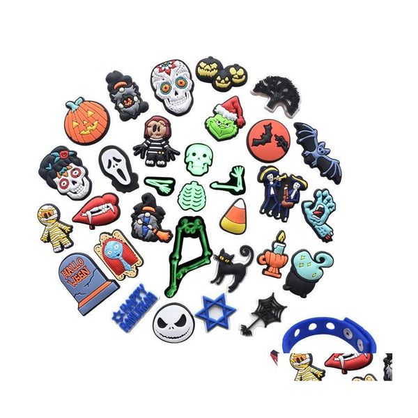 shoe parts accessories 100 pcs/set wholwsale halloween party croc clog charms for buckcle decoration braclet part give awa dhrpl, White;pink
shoe parts accessories 100 pcs/set wholwsale halloween party croc clog charms for buckcle decoration braclet part give awa dhrpl, White;pink