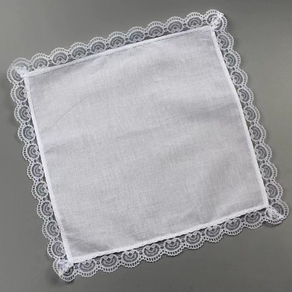a handkerchief pure white hankerchiefs with lace plain diy print draw hankies cotton handkerchiefs pocket square 26*27 cm
a handkerchief pure white hankerchiefs with lace plain diy print draw hankies cotton handkerchiefs pocket square 26*27 cm