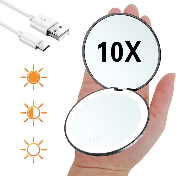 other health beauty items mini portable folding travel pocket makeup mirror with led light round handheld compact 10x magnifying pink black
other health beauty items mini portable folding travel pocket makeup mirror with led light round handheld compact 10x magnifying pink black