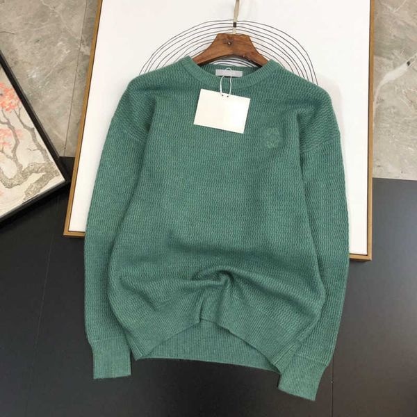 men sweater designer sweatshirts classic pattern embroidered round neck pullover warm knitwear sweaters mens women, White;black
men sweater designer sweatshirts classic pattern embroidered round neck pullover warm knitwear sweaters mens women, White;black
