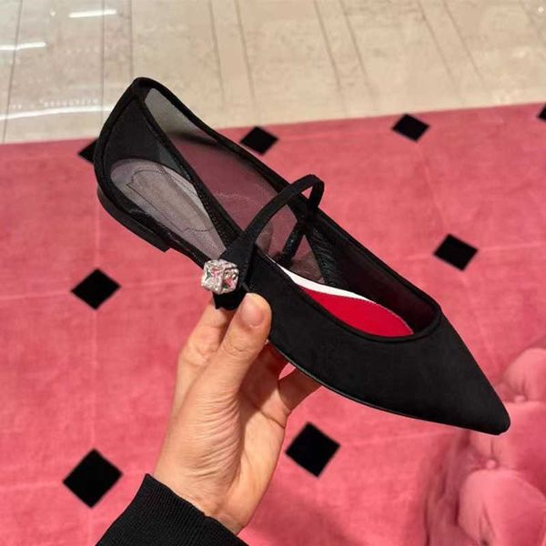dress shoes 2023 early spring new black mesh pointed single shoe versatile breathable suede rhinestone flat bottom mary jane shoes
dress shoes 2023 early spring new black mesh pointed single shoe versatile breathable suede rhinestone flat bottom mary jane shoes