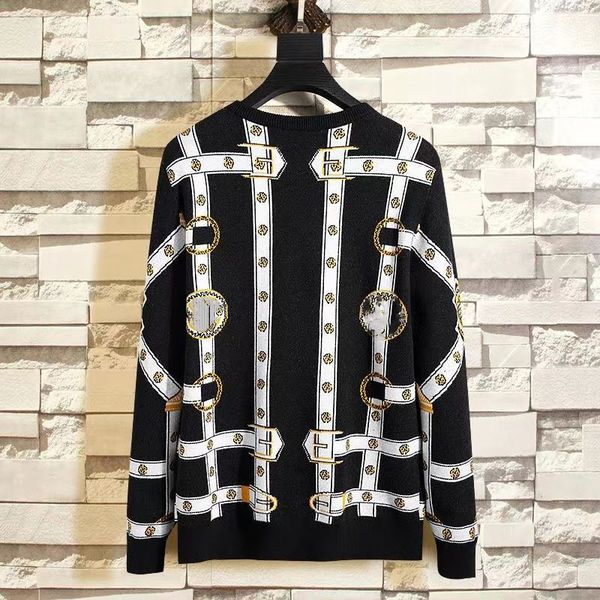 05 sweaters men's autumn and winter new cashmere sweaters fashion round neck pullover youth stripes large size sweaters available, White;black
05 sweaters men's autumn and winter new cashmere sweaters fashion round neck pullover youth stripes large size sweaters available, White;black