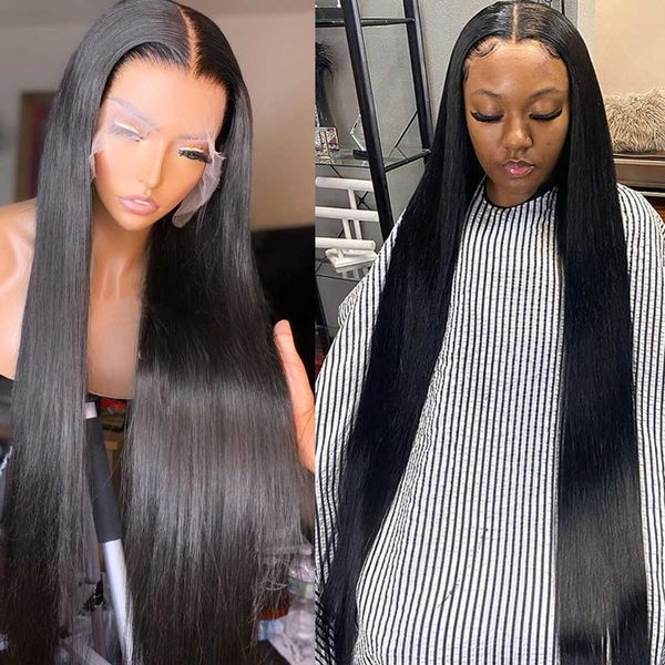 lace wigs 30 32 inch brazilian remy bone straight 13x4 front human hair pre plucked closure wig for women 230106, Black;brown
lace wigs 30 32 inch brazilian remy bone straight 13x4 front human hair pre plucked closure wig for women 230106, Black;brown