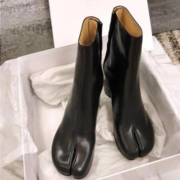 design tabi boot split toe chunky high heel women boots leather zapatos mujer fashion autumn womens shoes botas mujer1 atfam, Black
design tabi boot split toe chunky high heel women boots leather zapatos mujer fashion autumn womens shoes botas mujer1 atfam, Black