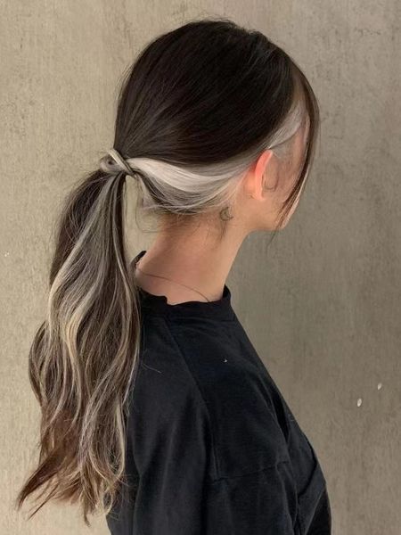 seamless ash brown blonde salt pepper real hair gray ponytail extension human wrap around pony tail hairpiece wavy drawstring clip in, Black
seamless ash brown blonde salt pepper real hair gray ponytail extension human wrap around pony tail hairpiece wavy drawstring clip in, Black