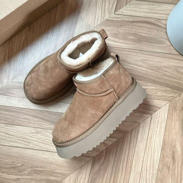 boots ultra mini platform boot designer woman winter ankle australia snow boots thick bottom real leather warm fluffy booties with fur aocr, Black
boots ultra mini platform boot designer woman winter ankle australia snow boots thick bottom real leather warm fluffy booties with fur aocr, Black