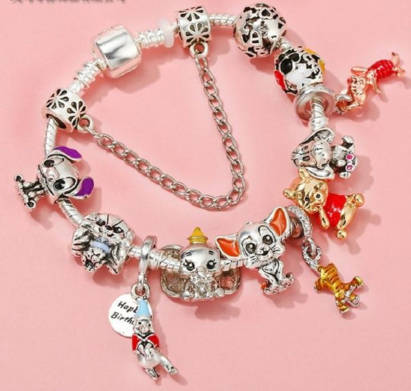 925 sterling silver charm bead fit european charm bracelets & bangle for women cartoon cat bear tiger scarecrow dangle charm beads snake cha, Golden;silver
925 sterling silver charm bead fit european charm bracelets & bangle for women cartoon cat bear tiger scarecrow dangle charm beads snake cha, Golden;silver