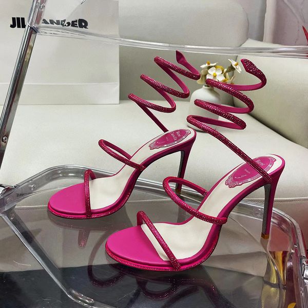 rene caovilla cleo stiletto heel sandals for womens shoe crystal studded snake strass shoes luxury designers ankle wraparound 9.5cm high ua1, Black
rene caovilla cleo stiletto heel sandals for womens shoe crystal studded snake strass shoes luxury designers ankle wraparound 9.5cm high ua1, Black