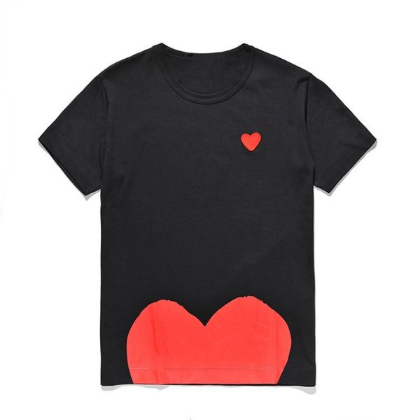 black designer t shirt withred heart pattern breathable anti-wrinkle anti-pilling printed embroidery shirts short sleeve love couple shirt f, White;black
black designer t shirt withred heart pattern breathable anti-wrinkle anti-pilling printed embroidery shirts short sleeve love couple shirt f, White;black