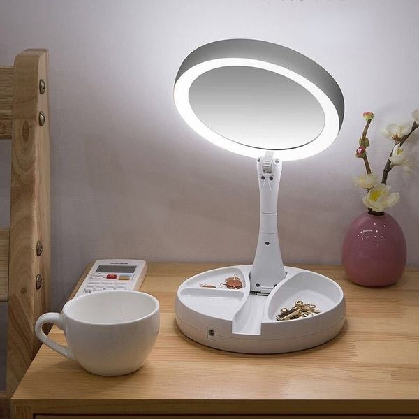 other health beauty items foldable usb charging or battery led mirror makeup white vanity cosmetic with light 10x magnifying table s 230208
other health beauty items foldable usb charging or battery led mirror makeup white vanity cosmetic with light 10x magnifying table s 230208