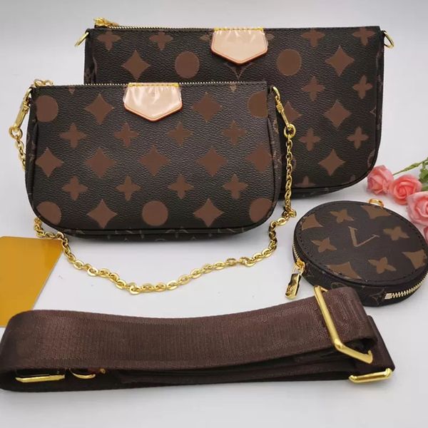 three piece set shoulder bag m44823 womens mahjong bags crossbody purse messenger bags handbags flowers designers pu leather handbag brown f
three piece set shoulder bag m44823 womens mahjong bags crossbody purse messenger bags handbags flowers designers pu leather handbag brown f