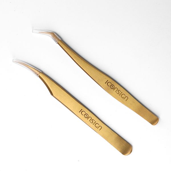 eyelash curler 2 piecesset eyelash stainless steel tweezers tigthness gold antistatic curvedbent make up tools 230114
eyelash curler 2 piecesset eyelash stainless steel tweezers tigthness gold antistatic curvedbent make up tools 230114