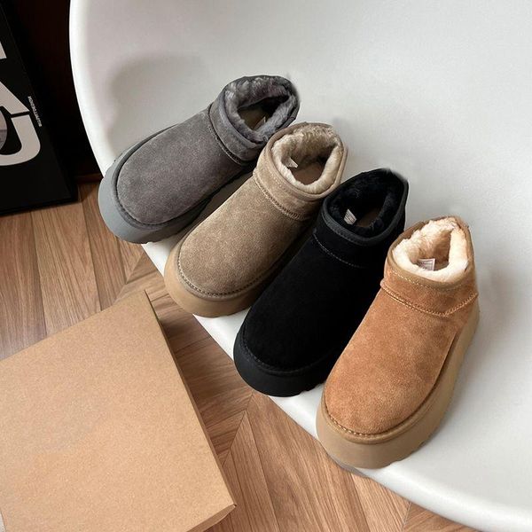 classic warm snow boots designer woman australia platform boot for women real leather short thick bottoms winter fur booties shoes vlrqu, Black
classic warm snow boots designer woman australia platform boot for women real leather short thick bottoms winter fur booties shoes vlrqu, Black