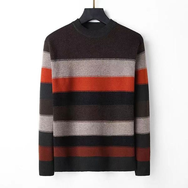 sweaters men's autumn and winter new cashmere sweaters fashion round neck pullover youth stripes large size sweaters available, White;black
sweaters men's autumn and winter new cashmere sweaters fashion round neck pullover youth stripes large size sweaters available, White;black