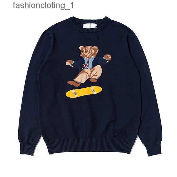 high-quality men's quality tide brand pala rl joint round neck cashmere skateboard bear loose casual hip-hop sweater for men and, Black
high-quality men's quality tide brand pala rl joint round neck cashmere skateboard bear loose casual hip-hop sweater for men and, Black