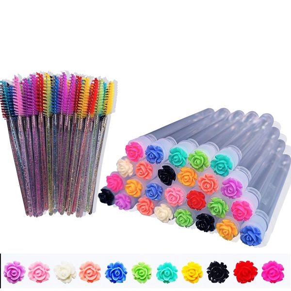 makeup tools 50pcs reusable rose eyelash brush tube for replaceable mascara wands eyebrow applicator dustproof 230114
makeup tools 50pcs reusable rose eyelash brush tube for replaceable mascara wands eyebrow applicator dustproof 230114