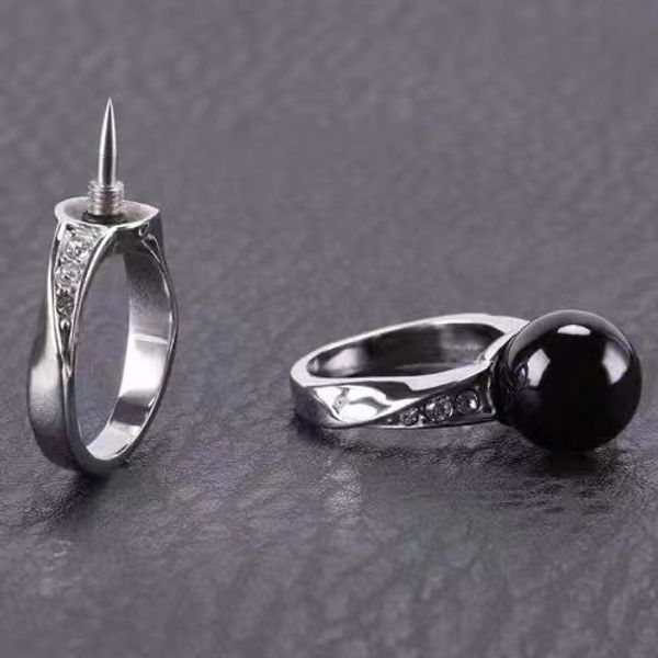 bead ring, wolf index finger ring, rotate and twist, and use self-defense stabbing to self-defense ring, open ring, sharp ring, Golden;silver
bead ring, wolf index finger ring, rotate and twist, and use self-defense stabbing to self-defense ring, open ring, sharp ring, Golden;silver