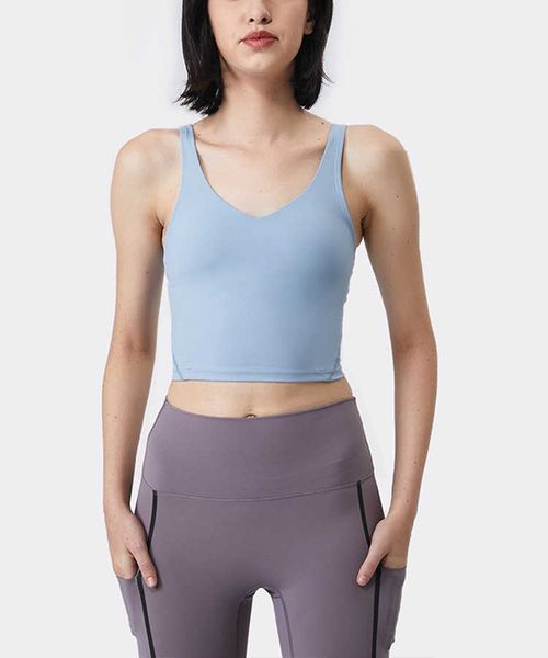 yoga sports bra v neck tank running fitness vest gym clothes womens underwear padded cushion naked sport lululemens women blue
yoga sports bra v neck tank running fitness vest gym clothes womens underwear padded cushion naked sport lululemens women blue