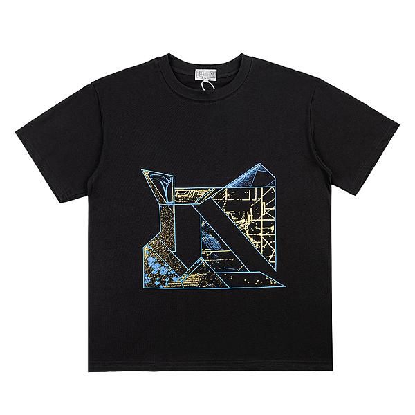 23ss crew neck print t shirt men's plus tees women cotton tees fashion summer clothing, Black;brown