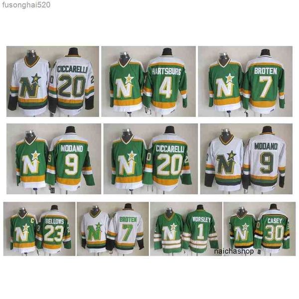 95 minnesota north stars 4 hartsburg 7 neal brote 9 mike modano 11 j.p. parise ciccarelli 23 bellows worsle 30 casey vintage hockey, Black;red
95 minnesota north stars 4 hartsburg 7 neal brote 9 mike modano 11 j.p. parise ciccarelli 23 bellows worsle 30 casey vintage hockey, Black;red
