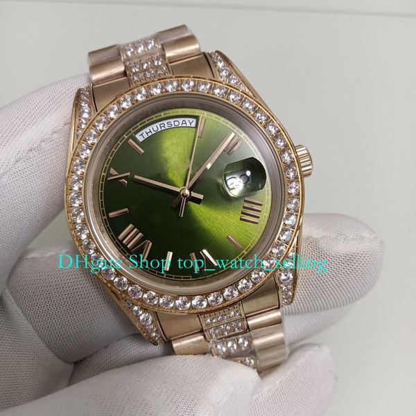 3 style watches for 18k rose gold watch with box mens automatic 40mm green dial date men diamond bezel bracelet asia 2813 movement mechanica, Slivery;golden
3 style watches for 18k rose gold watch with box mens automatic 40mm green dial date men diamond bezel bracelet asia 2813 movement mechanica, Slivery;golden