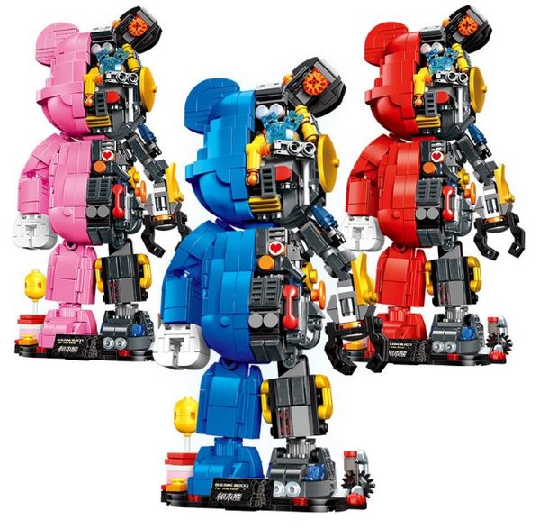 bearbrick toy semi-human model building kit bear mechanical violence bears diy kits assembling robot armor model hand-made decorations toys
bearbrick toy semi-human model building kit bear mechanical violence bears diy kits assembling robot armor model hand-made decorations toys