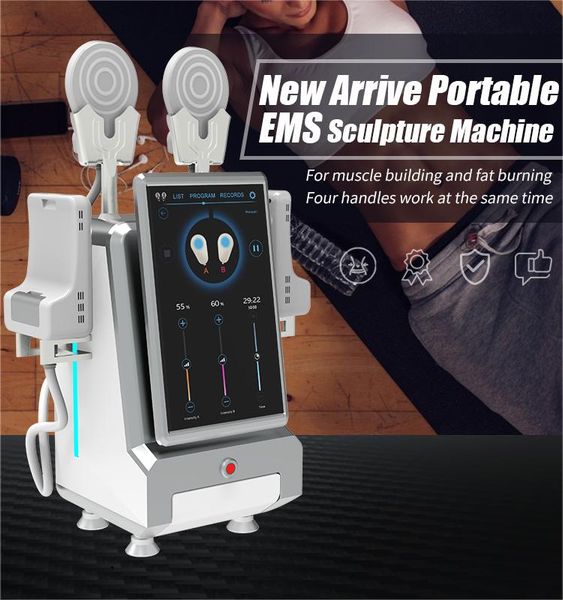 portable 4 handles hiemt emslim sculpt body shaping fat removal ems muscle stimulator slimming machine 1~14 teslas fat burning lift hips fat
portable 4 handles hiemt emslim sculpt body shaping fat removal ems muscle stimulator slimming machine 1~14 teslas fat burning lift hips fat
