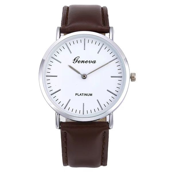 hbp womens watches electronic movement leather strap wristwatch ladies quartz wristwatches montre de luxe, Slivery;brown
hbp womens watches electronic movement leather strap wristwatch ladies quartz wristwatches montre de luxe, Slivery;brown