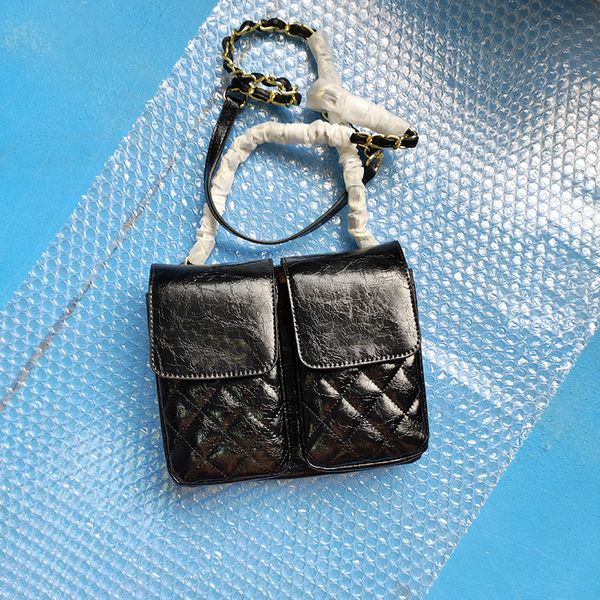23ss vintage oil wax phone bags classic mini flap multi pochette quilted gold metal hardware crossbody shoulder large capacity cosmtic case
23ss vintage oil wax phone bags classic mini flap multi pochette quilted gold metal hardware crossbody shoulder large capacity cosmtic case