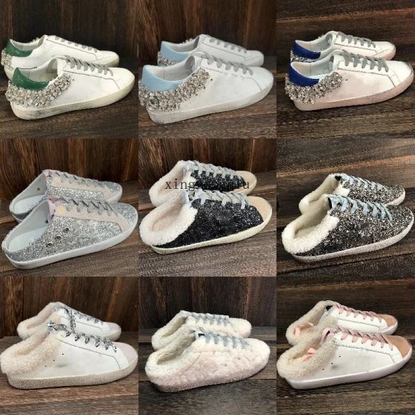 italy brand sneaker women casual shoes spuer-star sabot diamond designer shoes sequin classic white do-old dirty supers goldens gooses cbh, Black
italy brand sneaker women casual shoes spuer-star sabot diamond designer shoes sequin classic white do-old dirty supers goldens gooses cbh, Black