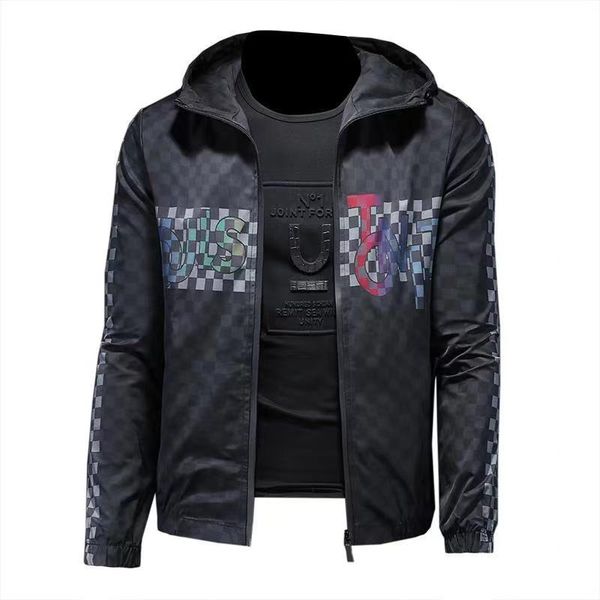 youth slim fashion men's jacket casual large occidental color-blocking printed hooded jacket men, Black;brown
youth slim fashion men's jacket casual large occidental color-blocking printed hooded jacket men, Black;brown