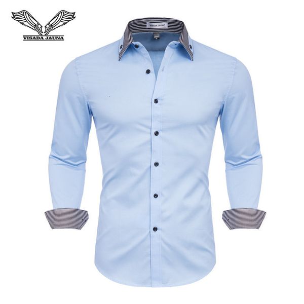 mens casual shirts visada jauna 100% cotton double collar features shirts men casual shirt long sleeve casual slim fit male shirts n5133 230, White;black
mens casual shirts visada jauna 100% cotton double collar features shirts men casual shirt long sleeve casual slim fit male shirts n5133 230, White;black