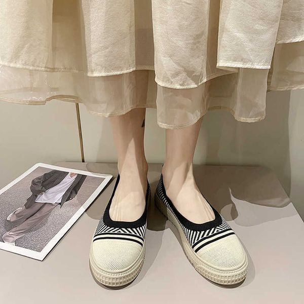 dress shoes fisherman's shoes women's new flat sole single shoes non-slip breathable knitted lazy, Black
dress shoes fisherman's shoes women's new flat sole single shoes non-slip breathable knitted lazy, Black