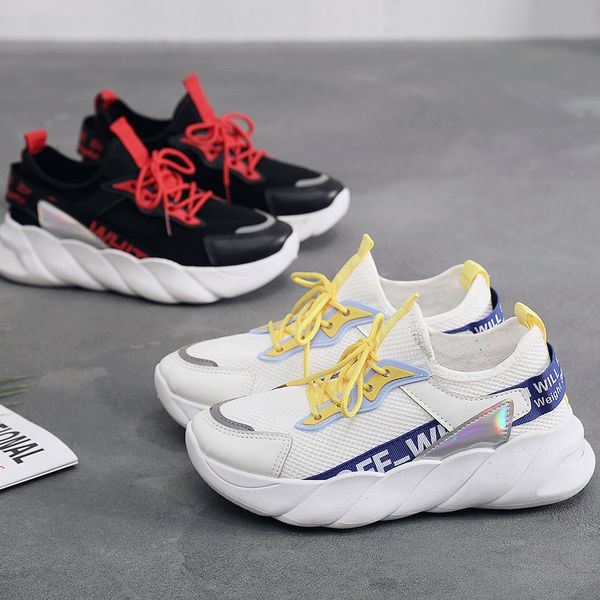 running shoes white black breathable fashion knit jogging comfortable soft lace up sport sneakers casual shoe women trainers
running shoes white black breathable fashion knit jogging comfortable soft lace up sport sneakers casual shoe women trainers