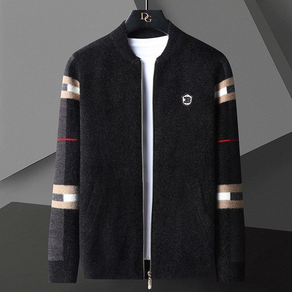 bulberry pocket sweaters men zipped jacket cardigan sweatshirt fashion brand fall winter designer mink velvet thickened warm spliced color k, White;black
bulberry pocket sweaters men zipped jacket cardigan sweatshirt fashion brand fall winter designer mink velvet thickened warm spliced color k, White;black