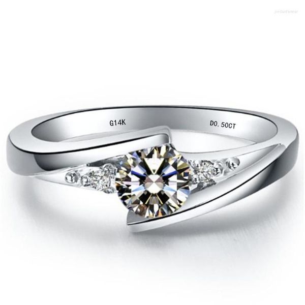 new cluster rings genuine white gold au585 ring lovely design 0.5ct fine diamond wedding promise gift for mother, Golden;silver
new cluster rings genuine white gold au585 ring lovely design 0.5ct fine diamond wedding promise gift for mother, Golden;silver