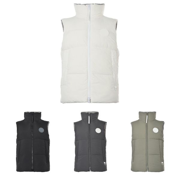 men's vests designer gilet vest goose canada new clothing goose black and white gray brown correct version, Black;white
men's vests designer gilet vest goose canada new clothing goose black and white gray brown correct version, Black;white