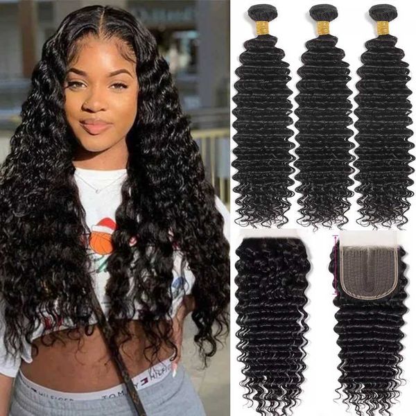 lace wigs 28 30 38 inch deep wave bundles with frontal 5x5 closure brazilian remy 13x4 human hair weaves curly tissage 230106, Black;brown
lace wigs 28 30 38 inch deep wave bundles with frontal 5x5 closure brazilian remy 13x4 human hair weaves curly tissage 230106, Black;brown