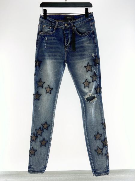 2023 year beautiful mens distressed ripped skinny hole designer jeans ~ us size 28-38 jeans ~ slim motorcycle moto biker causal denim pants, Blue
2023 year beautiful mens distressed ripped skinny hole designer jeans ~ us size 28-38 jeans ~ slim motorcycle moto biker causal denim pants, Blue